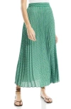 Max Studio Pleated Maxi Skirt