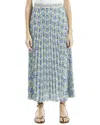Max Studio Pleated Maxi Skirt