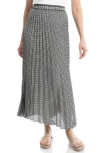 Max Studio Pleated Maxi Skirt In Gray