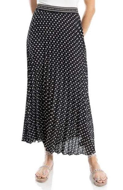Max Studio Pleated Maxi Skirt