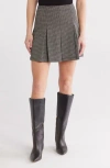 Max Studio Pleated Miniskirt In Gray