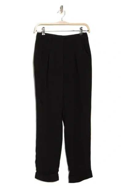 Max Studio Pleated Pants In Black