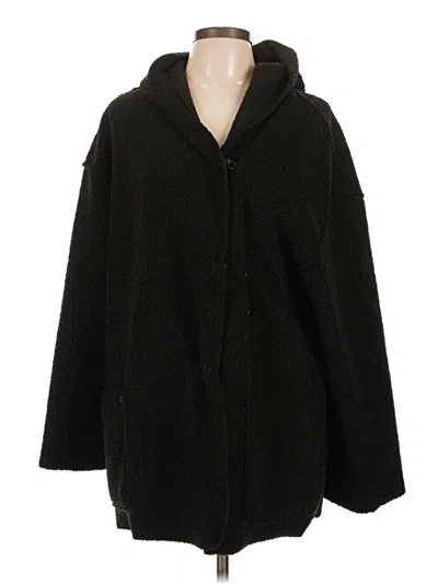 Pre-owned Max Studio Poncho In Black