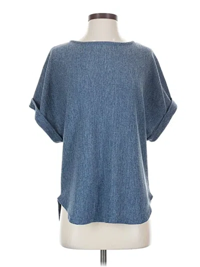 Pre-owned Max Studio Poncho In Blue