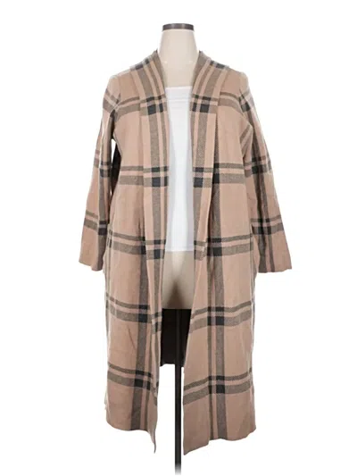 Pre-owned Max Studio Poncho In Brown