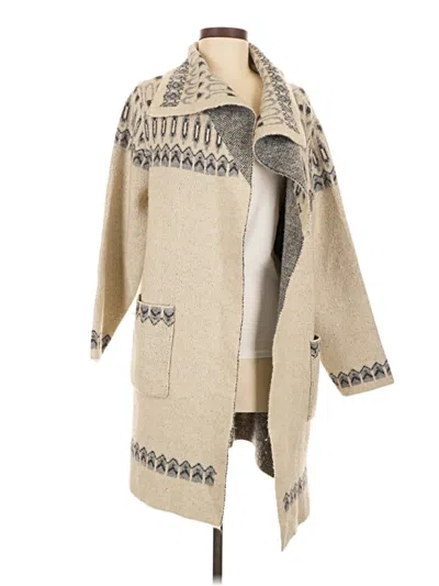 Pre-owned Max Studio Poncho In Brown