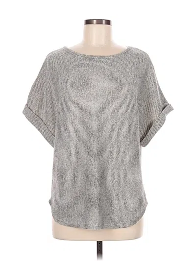 Pre-owned Max Studio Poncho In Gray