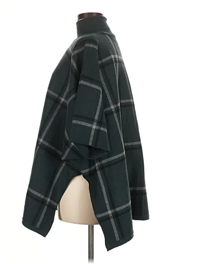 Pre-owned Max Studio Poncho In Green