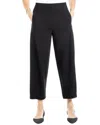 Max Studio Ponte Barrel Pants In Black