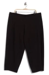 Max Studio Ponte Barrel Pants In Black-black