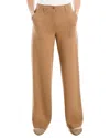 Max Studio Ponte Wide Leg Pant In Brown