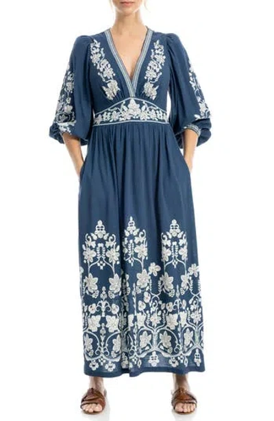 Max Studio Print Maxi Dress