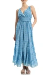 Max Studio Print Sleeveless Maxi Sundress