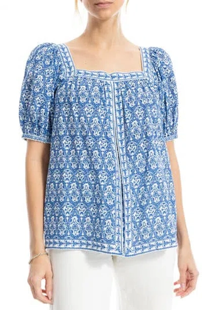 Max Studio Puff Sleeve Top