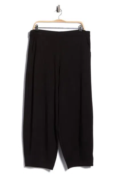 Max Studio Pull-on Lantern Pants In Black