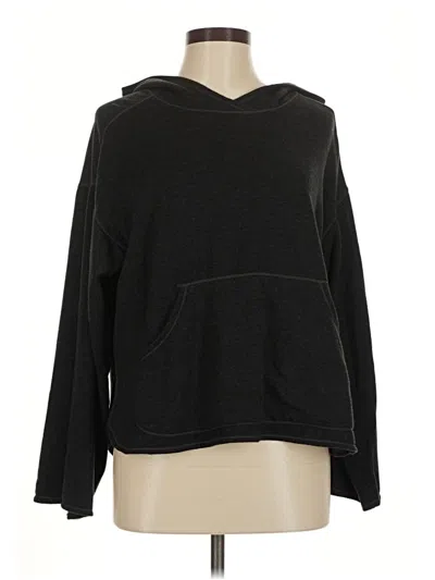 Pre-owned Max Studio Pullover Hoodie In Black