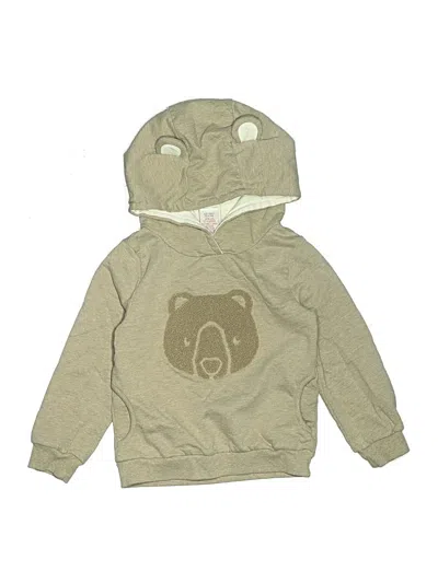 Pre-owned Max Studio Kids' Pullover Hoodie In Tan