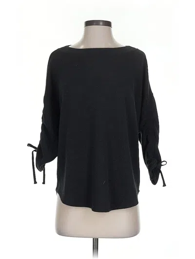 Pre-owned Max Studio Pullover Sweater In Black