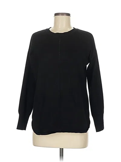Pre-owned Max Studio Pullover Sweater In Black