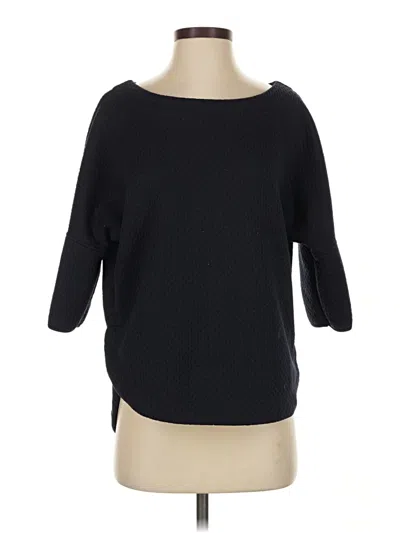 Pre-owned Max Studio Pullover Sweater In Black