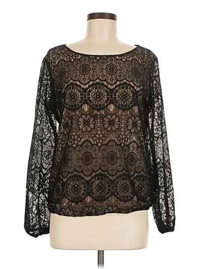 Pre-owned Max Studio Pullover Sweater In Black