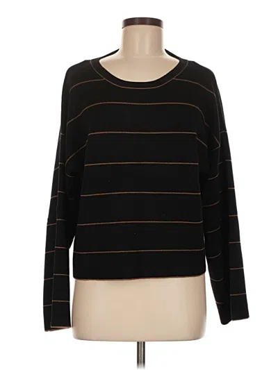 Pre-owned Max Studio Pullover Sweater In Black