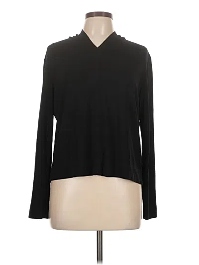 Pre-owned Max Studio Pullover Sweater In Black