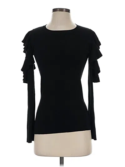 Pre-owned Max Studio Pullover Sweater In Black