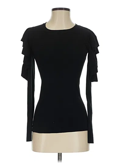 Pre-owned Max Studio Pullover Sweater In Black