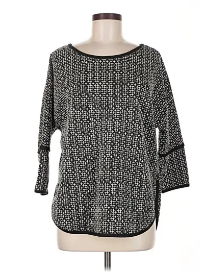 Pre-owned Max Studio Pullover Sweater In Black