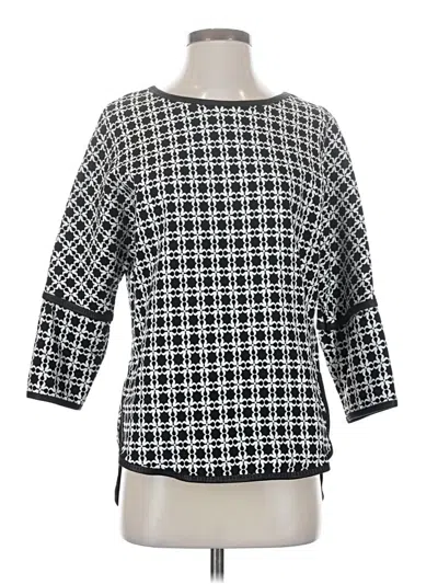 Pre-owned Max Studio Pullover Sweater In Black