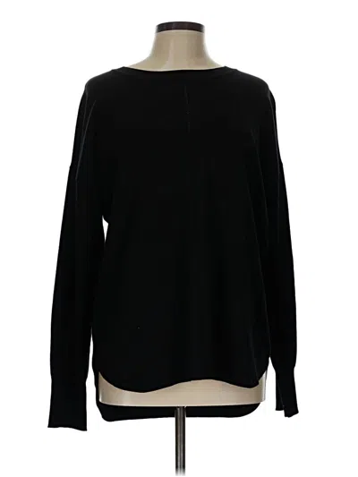 Pre-owned Max Studio Pullover Sweater In Black