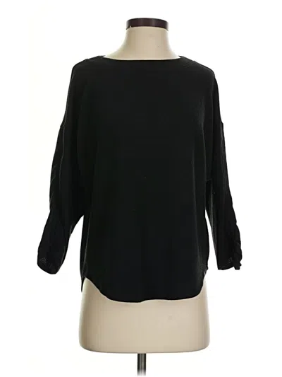 Pre-owned Max Studio Pullover Sweater In Black