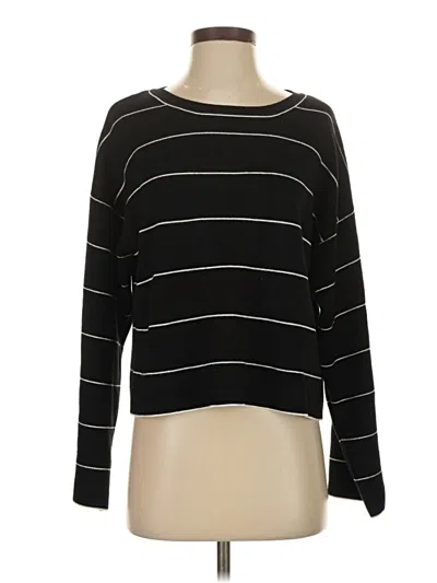 Pre-owned Max Studio Pullover Sweater In Black