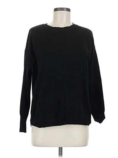 Pre-owned Max Studio Pullover Sweater In Black