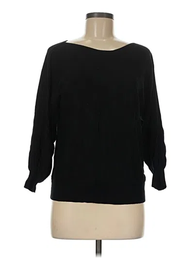 Pre-owned Max Studio Pullover Sweater In Black