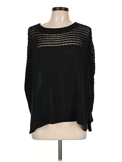 Pre-owned Max Studio Pullover Sweater In Black