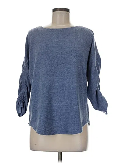 Pre-owned Max Studio Pullover Sweater In Blue