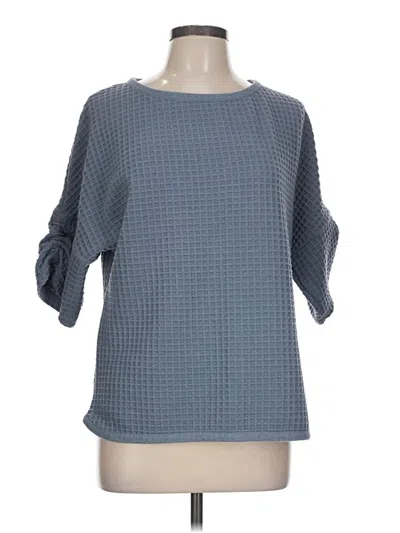Pre-owned Max Studio Pullover Sweater In Blue