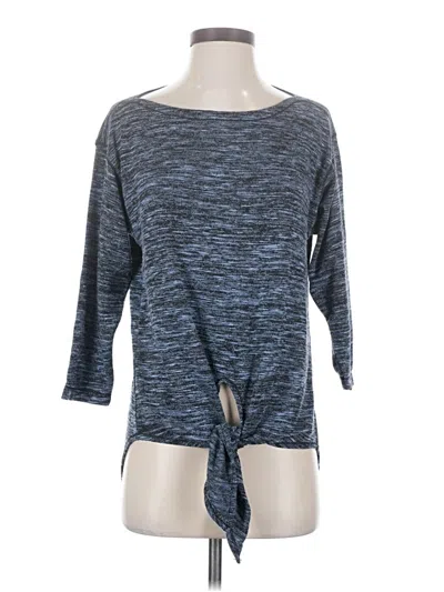 Pre-owned Max Studio Pullover Sweater In Blue