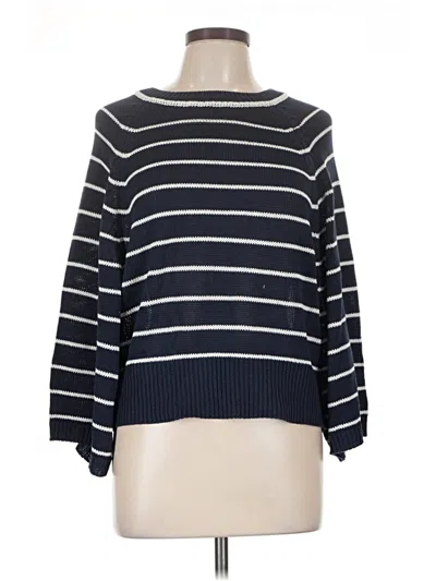 Max Studio Pullover Sweater In Blue