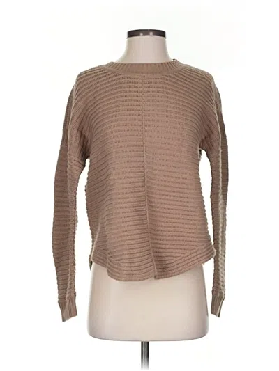 Pre-owned Max Studio Pullover Sweater In Brown