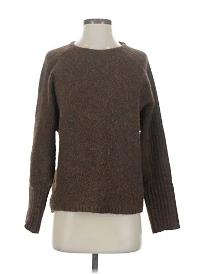 Pre-owned Max Studio Pullover Sweater In Brown