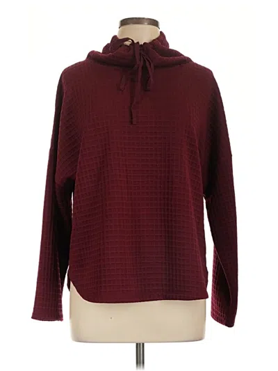 Pre-owned Max Studio Pullover Sweater In Burgundy
