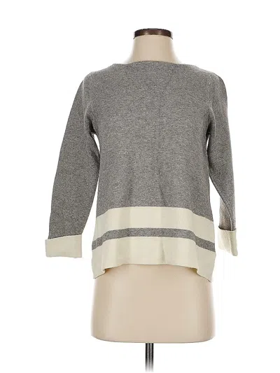 Pre-owned Max Studio Pullover Sweater In Gray
