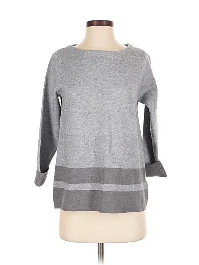 Pre-owned Max Studio Pullover Sweater In Gray