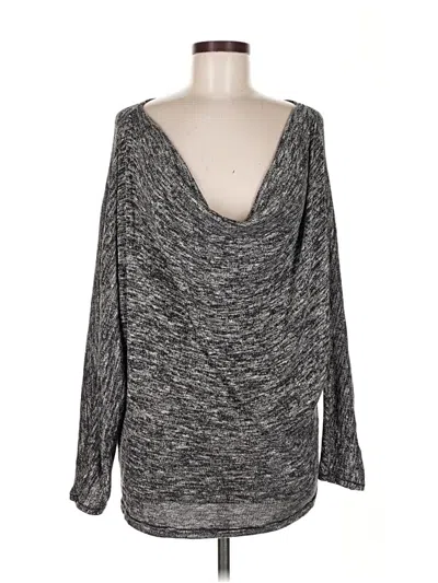 Pre-owned Max Studio Pullover Sweater In Gray