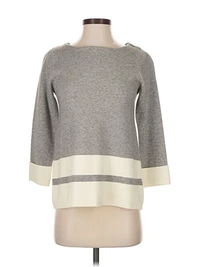 Pre-owned Max Studio Pullover Sweater In Gray