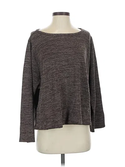 Pre-owned Max Studio Pullover Sweater In Gray