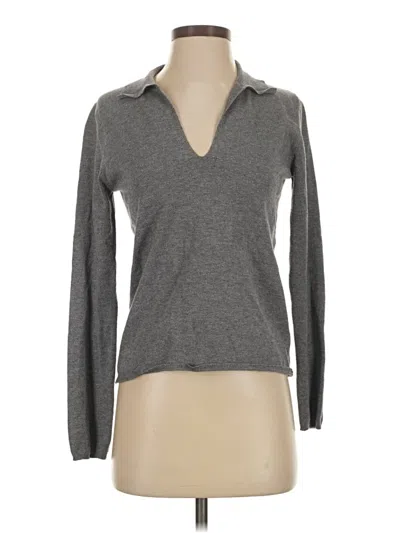 Pre-owned Max Studio Pullover Sweater In Gray